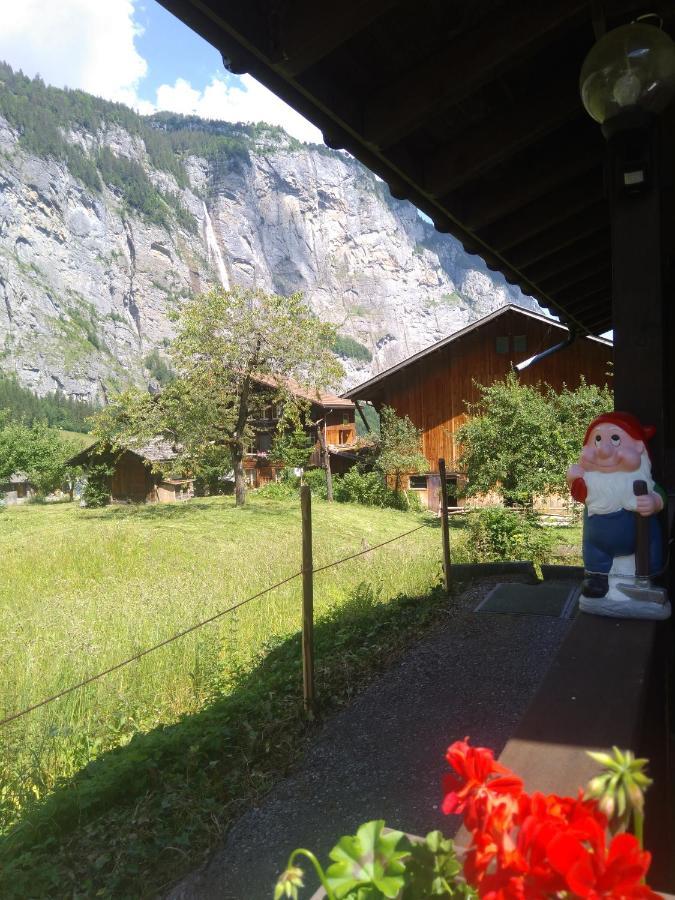 Ferien Cottage Flüehblüemli Stechelberg Exterior foto
